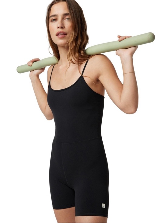 Vuori Pants - Vuori small black all the feels jumpsuit for onesie romper